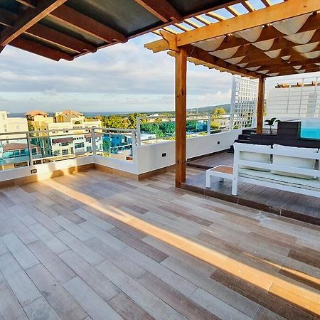 Apart. bbq, jacuzzi y vista al mar, 4Hb/AC. Apartamento Barahona Exterior foto