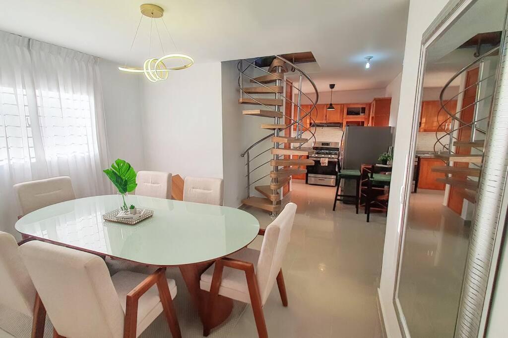 Apart. bbq, jacuzzi y vista al mar, 4Hb/AC. Apartamento Barahona Exterior foto